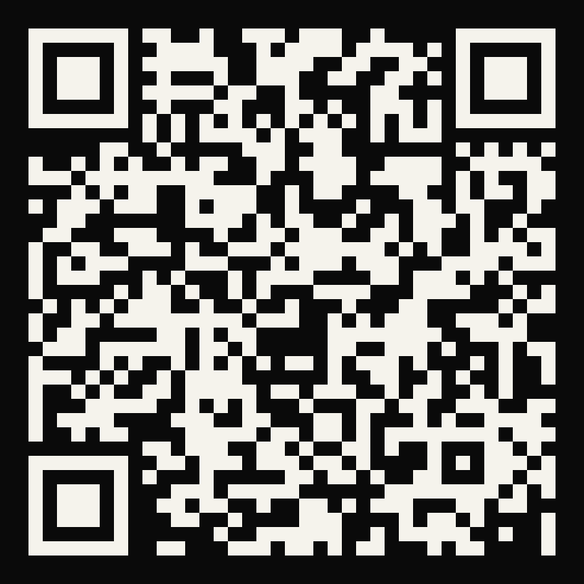 Kod QR do wizytówki Mateusza Uraza